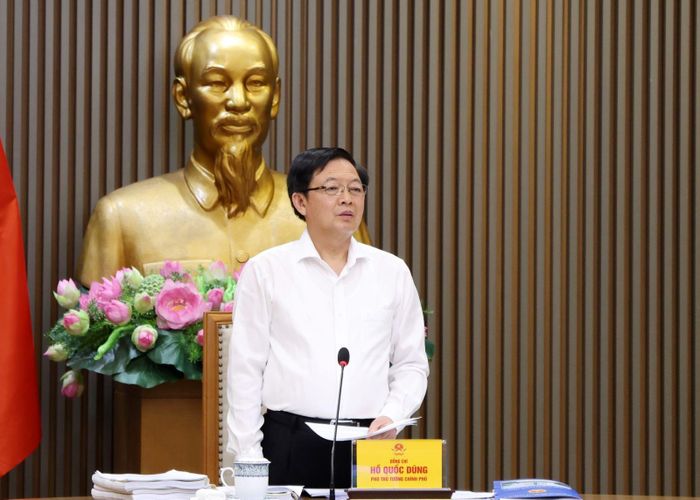 Phó Thủ tướng cho rằng quy hoạch lần này phải bám sát tình hình thực tiễn, yêu cầu phát triển mới của đất nước và các căn cứ chính trị, pháp lý hiện hành. Ảnh: VGP
