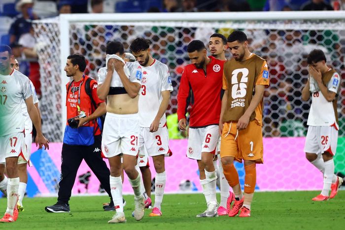 Tunisia bị loại sau hai thất bại đậm ở bảng F.