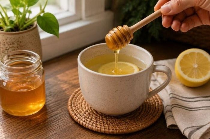  Nước chanh mật ong có lợi ích lớn nếu bạn uống thường xuyên vào sáng sớm. Ảnh: Freepik. 