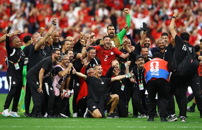  Giờ đây, Ai Cập hiện có 4 điểm và vươn lên dẫn đầu bảng G World Cup 2026, bảng đấu được cho là cân bằng nhất. Ảnh: Reuters. 