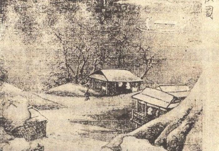  “Tuyết khê đồ” - Vương Duy, thời Đường. Ảnh: zhlzw 
