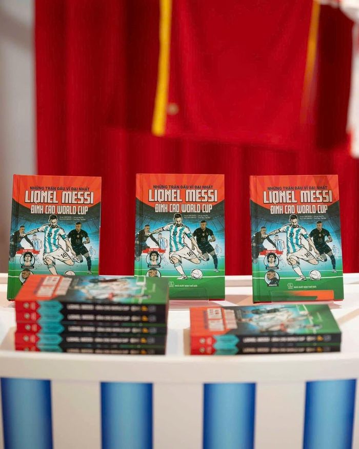 Truyện tranh "Lionel Messi: Đỉnh cao World Cup" tái hiện hành trình đăng quang tại World Cup 2022 của siêu sao người Argentina