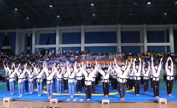 Chương trình biểu diễn đặc sắc của các VĐV Đội tuyển Taekwondo quốc gia Việt Nam tại Lễ khai mạc