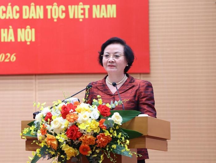 Bí thư Trung ương Đảng, Phó Thủ tướng Phạm Thị Thanh Trà dự Lễ tiếp nhận Vườn Quốc gia Ba Vì và Làng Văn hóa - Du lịch các dân tộc Việt Nam về UBND TP. Hà Nội quản lý - Ảnh: VGP/Thu Giang