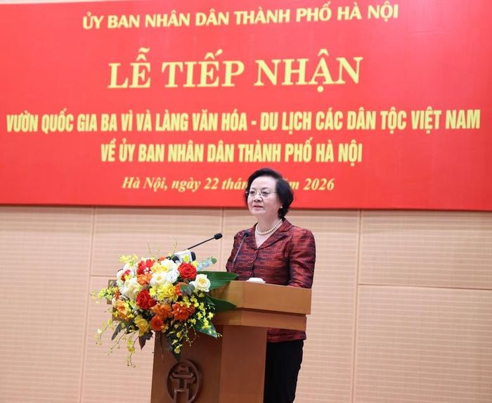 Phó Thủ tướng Phạm Thị Thanh Trà phát biểu tại Lễ tiếp nhận - Ảnh: VGP/Thu Giang