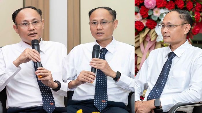 Phó Giáo sư, Tiến sĩ Phí Quyết Tiến, Viện trưởng Viện Sinh học (Viện Hàn lâm Khoa học và Công nghệ Việt Nam) tại tọa đàm "Tìm kiếm, quy tập và xác định danh tính hài cốt liệt sĩ - Mệnh lệnh từ trái tim”của Báo Nhân Dân. (Ảnh: MINH DUY)