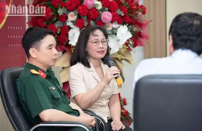 Bà Vũ Ngọc Thủy, Phó Cục trưởng Cục Người có công (Bộ Nội vụ). (Ảnh MINH DUY)