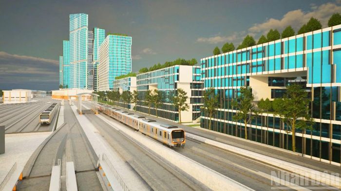  Mô hình 3 dự án nhà ở cho thuê thành phố và 5 dự án đường sắt đô thị thành phố Hà Nội. 