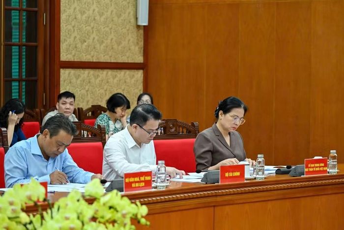 Các đại biểu dự cuộc họp. (Ảnh: DUY LINH)