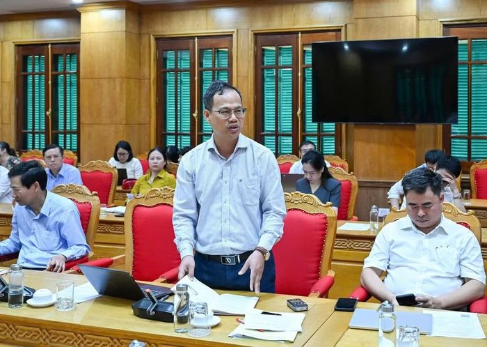 Đại biểu kiến nghị giải pháp triển khai thực hiện có chất lượng, hiệu quả Chương trình kiểm tra, giám sát của cấp ủy năm 2026. (Ảnh: DUY LINH)