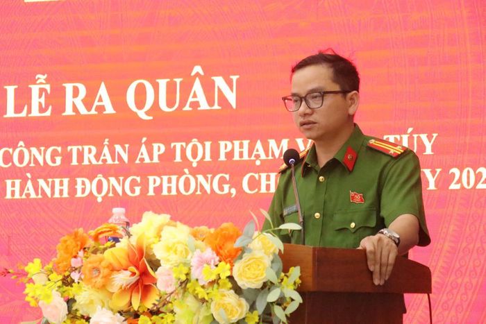 Trưởng Công an phường Ngũ Hành Sơn phát lệnh ra quân