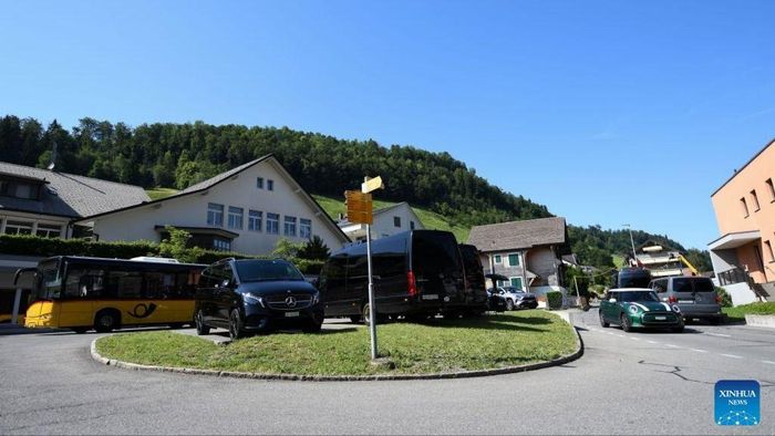 Khu nghỉ dưỡng Bürgenstock - địa điểm diễn ra vòng đàm phán Mỹ-Iran. Ảnh: XINHUA