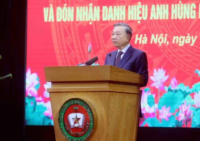 Tổng Bí thư, Chủ tịch nước Tô Lâm phát biểu chỉ đạo.