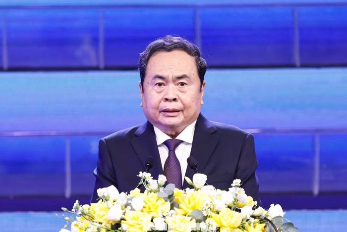 Chủ tịch Quốc hội Trần Thanh Mẫn phát biểu. Ảnh: Như Ý.