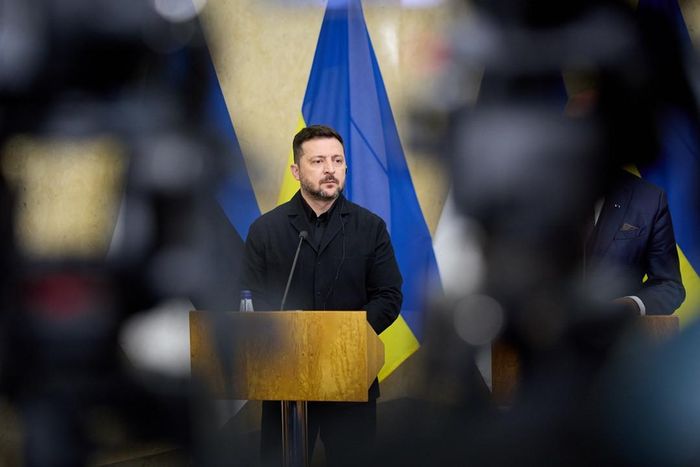 Tổng thống Ukraine Volodymyr Zelensky. Ảnh: X/@ZelenskyyUa