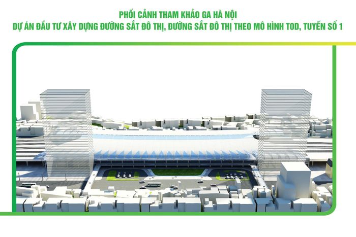 Phối cảnh ga Hà Nội