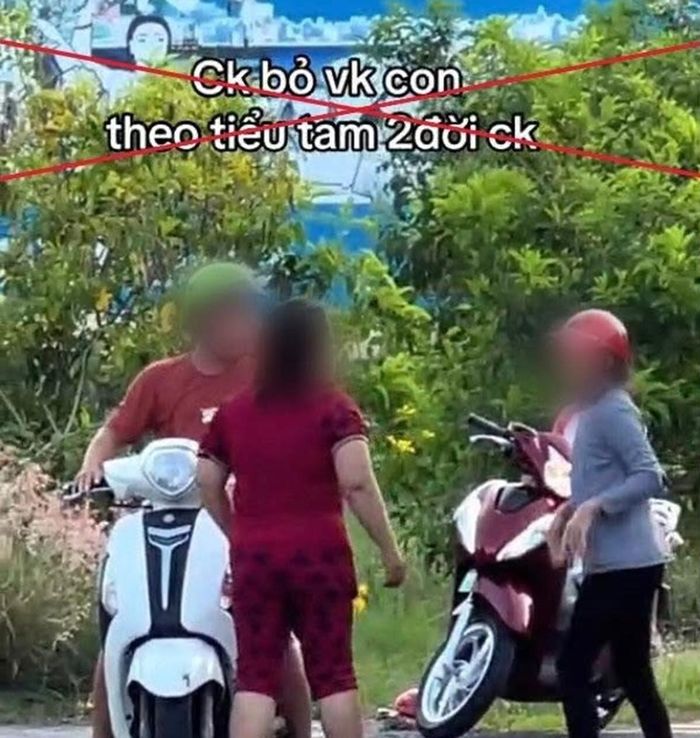 Clip được ông A. đăng tải lên mạng xã hội. Ảnh chụp từ clip
