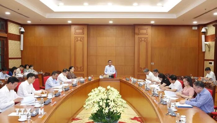 Quang cảnh cuộc họp. (Ảnh: Phương Hoa/TTXVN)
