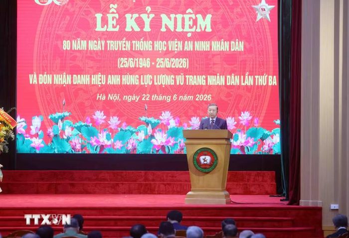 Tổng Bí thư, Chủ tịch nước Tô Lâm phát biểu chỉ đạo. (Ảnh: Phạm Kiên/TTXVN)