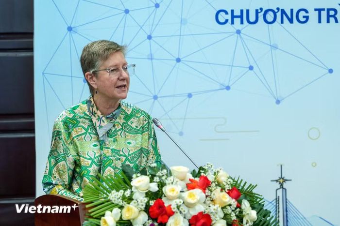Bà Kathleen Whimp, Giám đốc Danh mục đầu tư của WB tại Việt Nam. (Ảnh: Thanh Phong/Vietnam+)