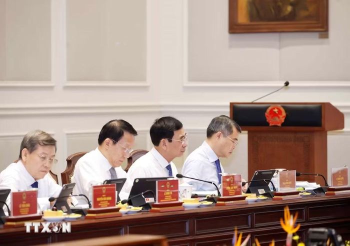 Các đại biểu tham dự Phiên họp thứ nhất Ban Chỉ đạo Trung ương về hoàn thiện thể chế và thực thi pháp luật. (Ảnh: Thống Nhất/TTXVN)