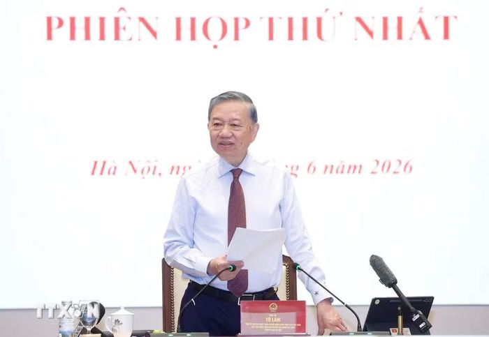 Tổng Bí thư, Chủ tịch nước Tô Lâm phát biểu chỉ đạo. (Ảnh: Thống Nhất/TTXVN)
