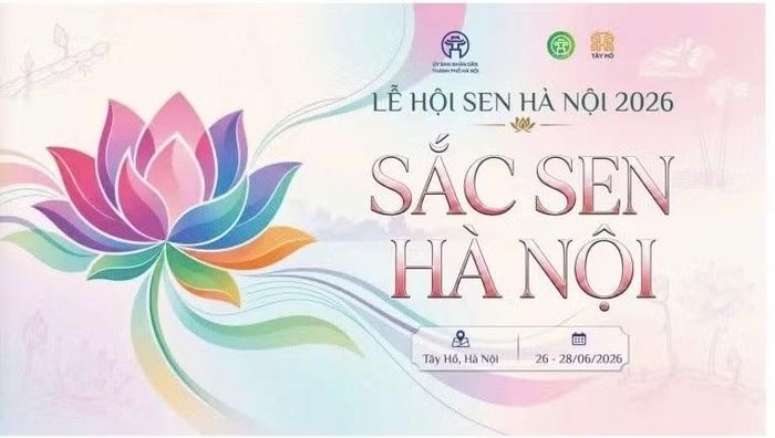 Lễ hội Sen Hà Nội năm 2026 được tổ chức từ ngày 26 đến 28-6.