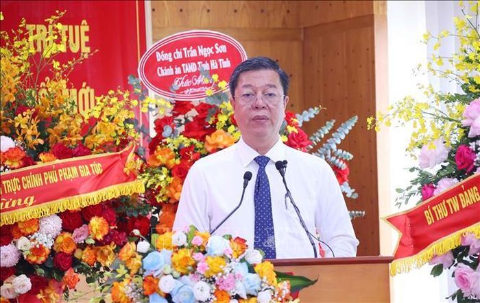 PGS.TS Vũ Trọng Lâm, Giám đốc, Tổng Biên tập Nhà xuất bản Chính trị quốc gia Sự thật. Ảnh: Văn Điệp/TTXVN