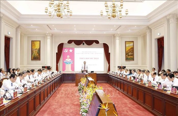 Tổng Bí thư, Chủ tịch nước Tô Lâm chủ trì Phiên họp thứ nhất của Ban Chỉ đạo Trung ương về hoàn thiện thể chế và thực thi pháp luật. Ảnh: Thống Nhất/TTXVN.