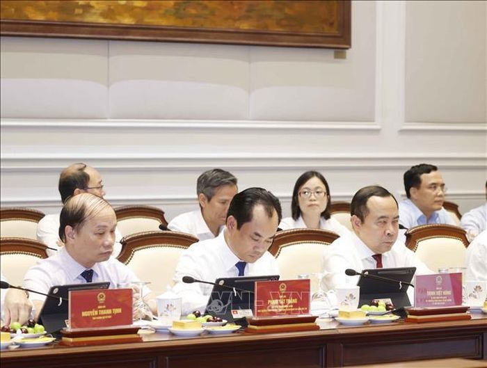 Các đại biểu tham dự Phiên họp thứ nhất Ban Chỉ đạo Trung ương về hoàn thiện thể chế và thực thi pháp luật. Ảnh: Thống Nhất/TTXVN.