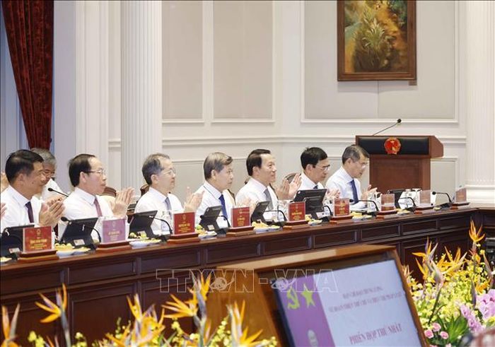 Các đại biểu tham dự Phiên họp thứ nhất Ban Chỉ đạo Trung ương về hoàn thiện thể chế và thực thi pháp luật. Ảnh: Thống Nhất/TTXVN.