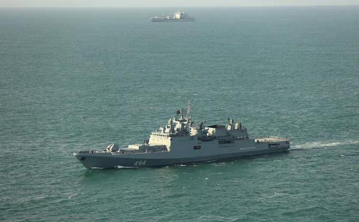 Khinh hạm RFS Admiral Grigorovich (F494). Ảnh: Evening Standard