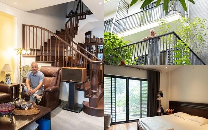 Căn nhà 4 tầng của Trần Bình Trọng ở đường Kim Giang, Hà Nội.