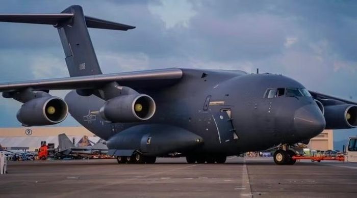 Máy bay vận tải hạng nặng Y-20 của Trung Quốc. Ảnh: MW.