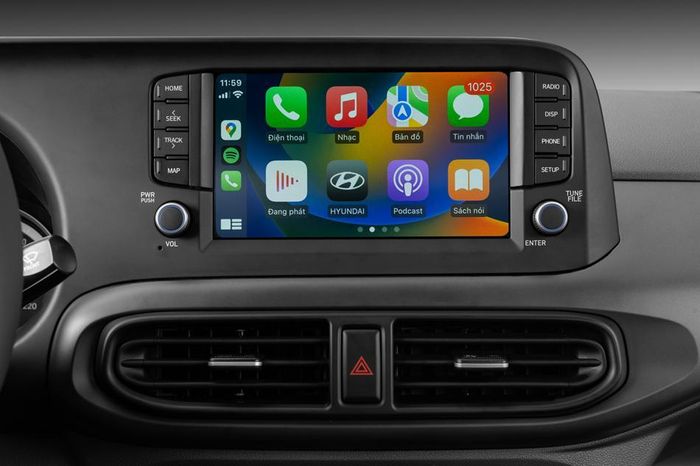 Nội thất của Hyundai Grand i10.