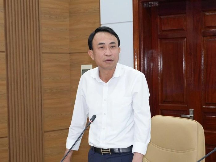 Ông Lương Minh Thanh, Phó Tổng Giám đốc Tổng Công ty Điện lực miền Bắc phát biểu chỉ đạo tại buổi làm việc.
