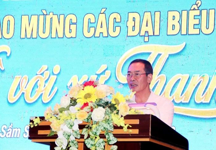Phó Bí thư Tỉnh ủy Trịnh Tuấn Sinh phát biểu chúc mừng tại Gala.