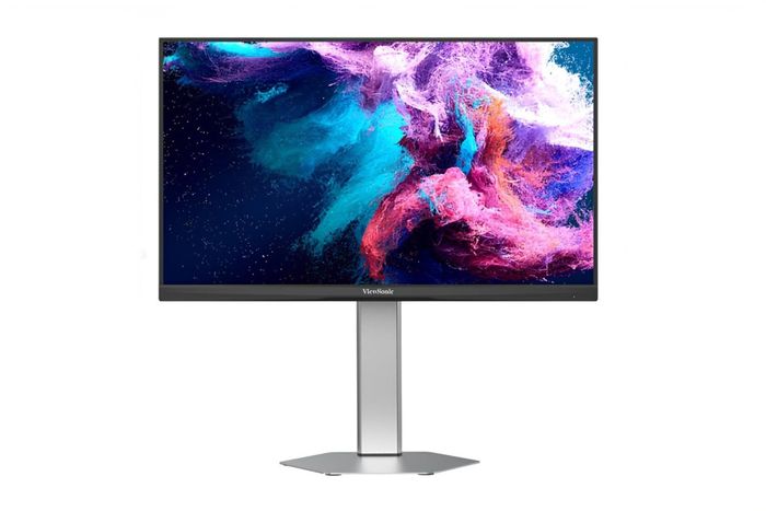 The Viewsonic VX24G26J monitor sports a relatively clean and classy design.