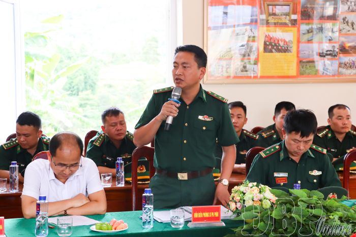  Ban Chỉ huy Đồn Biên phòng Si Pa Phìn báo cáo tình hình thực hiện nhiệm vụ 6 tháng đầu năm 2026.