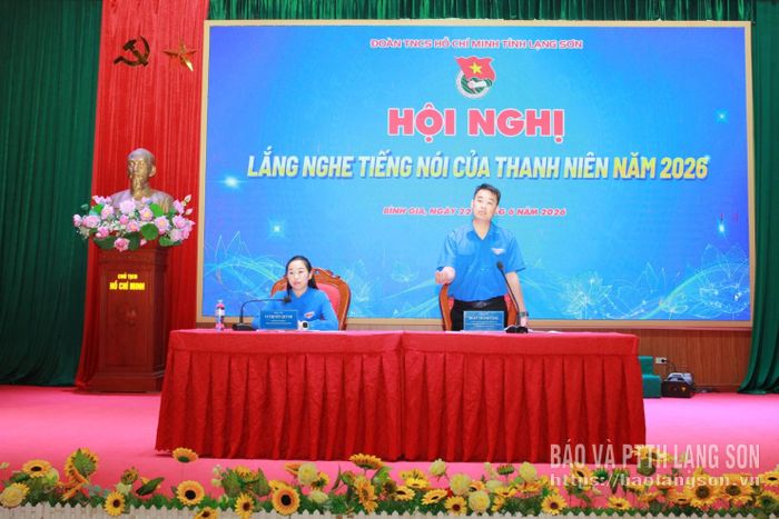 Lãnh đạo Tỉnh đoàn làm rõ một số nội dung mà đại biểu quan tâm