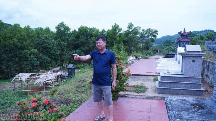 Nghĩa trang thôn Ngòi Khang được quy hoạch xây dựng khang trang, sạch đẹp.