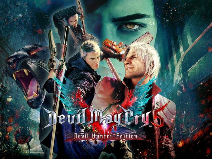 Ảnh quảng bá chính thức của Devil May Cry 5 Devil Hunter Edition từ Capcom.