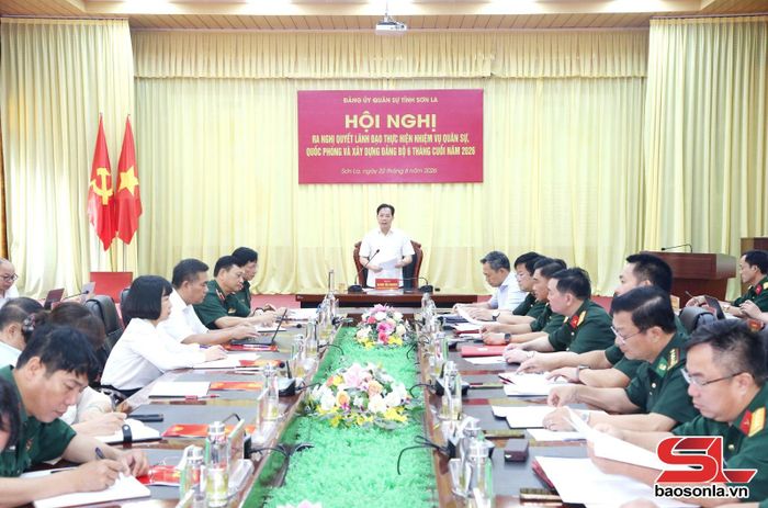Đảng ủy Quân sự tỉnh tổ chức Hội nghị ra Nghị quyết lãnh đạo thực hiện nhiệm vụ quân sự, quốc phòng và xây dựng Đảng bộ 6 tháng cuối năm 2026.