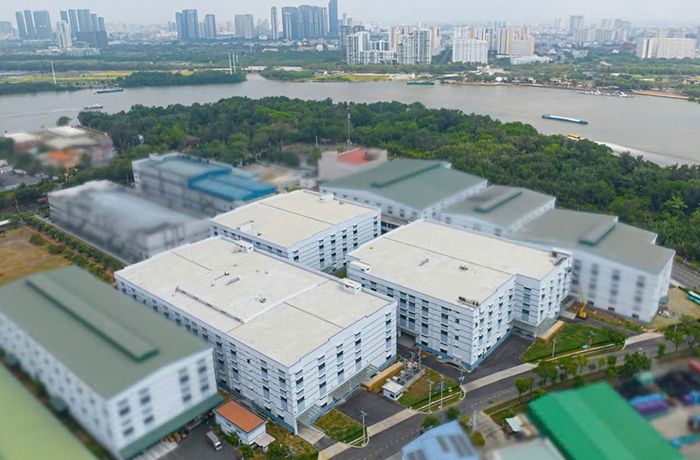 Một góc Khu chế xuất Tân Thuận 
