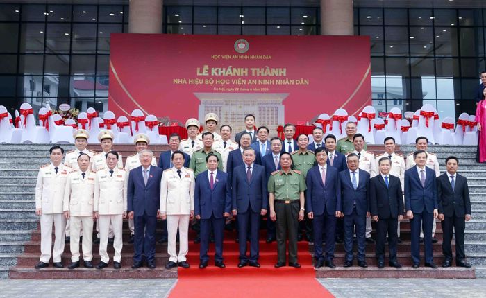 Tổng Bí thư, Chủ tịch nước Tô Lâm cùng các lãnh đạo, nguyên lãnh đạo Đảng, Nhà nước tại lễ kỷ niệm.