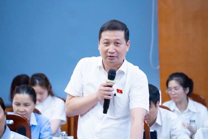 ĐBQH hoạt động chuyên trách tại Ủy ban Khoa học, Công nghệ và Môi trường Ngô Sỹ Cường phát biểu