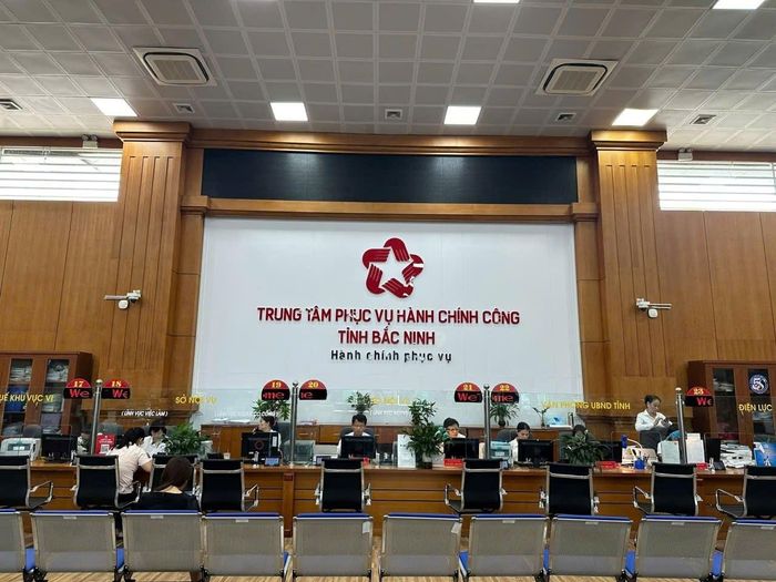 Trung tâm phục vụ hành chính công tỉnh Bắc Ninh.