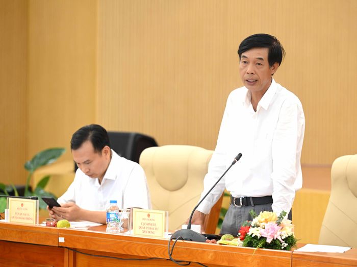 Phó Cục trưởng Cục Kinh tế Quản lý - đầu tư xây dựng (Bộ Xây dựng) Nguyễn Thế Minh. Ảnh: N.Lộc