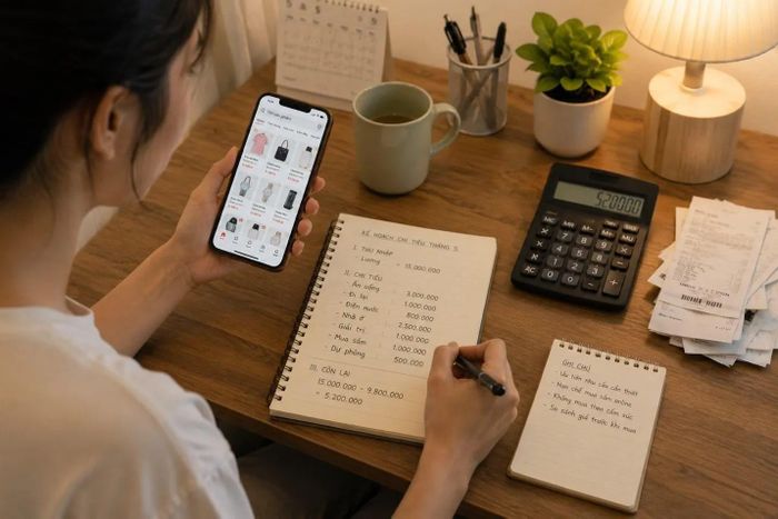Lập kế hoạch chi tiêu và cân nhắc nhu cầu thực tế giúp hạn chế các quyết định mua sắm bốc đồng.