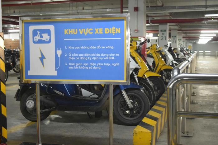 Bộ Xây dựng vừa ban hành loạt quy định kỹ thuật mới liên quan đến khu vực đỗ xe điện